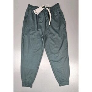 Feat Clothing Joggers Womens Medium Green Performance Lounge Pants NWT‎